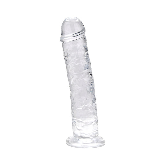 8.5 Inch with Suction Cup Dildo Clear Loving Joy