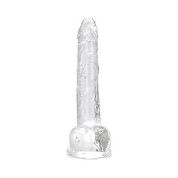 11 Inch Dildo with Balls Clear Loving Joy