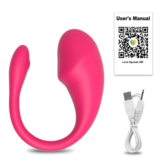 G-Spot Egg-Vibrator Remote & Wearable with Bluetooth