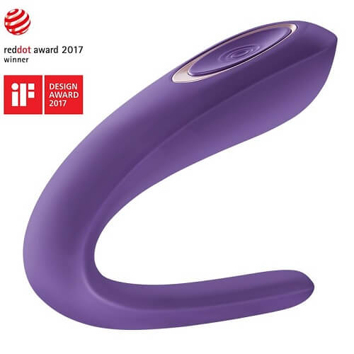 Satisfyer Partner Double Classic Vibrator Purple