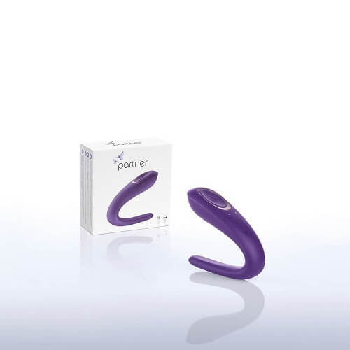 Satisfyer Partner Double Classic Vibrator Purple