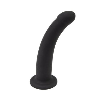 Silicone Dildo Cruved with Suction Cup 5 Inch Loving Joy