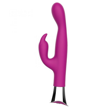 Slim Rabbit Vibrator Purple Silicone Loving Joy