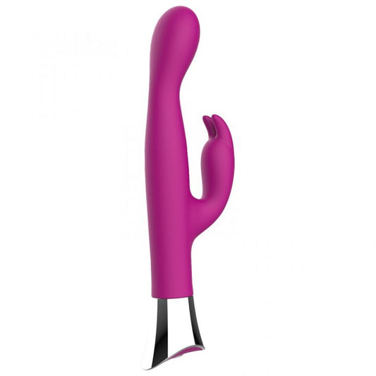 Slim Rabbit Vibrator Purple Silicone Loving Joy