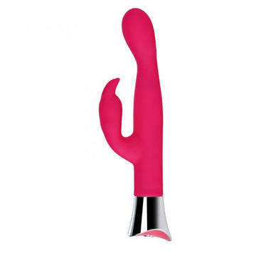 Slim Rabbit Vibrator Pink with Silicone Loving Joy